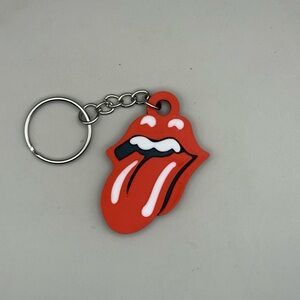 Rolling Stone Red Tongue Keychain